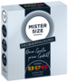 Средний пробный набор MISTER SIZE 53 - 57 - 60 (3 презерватива)